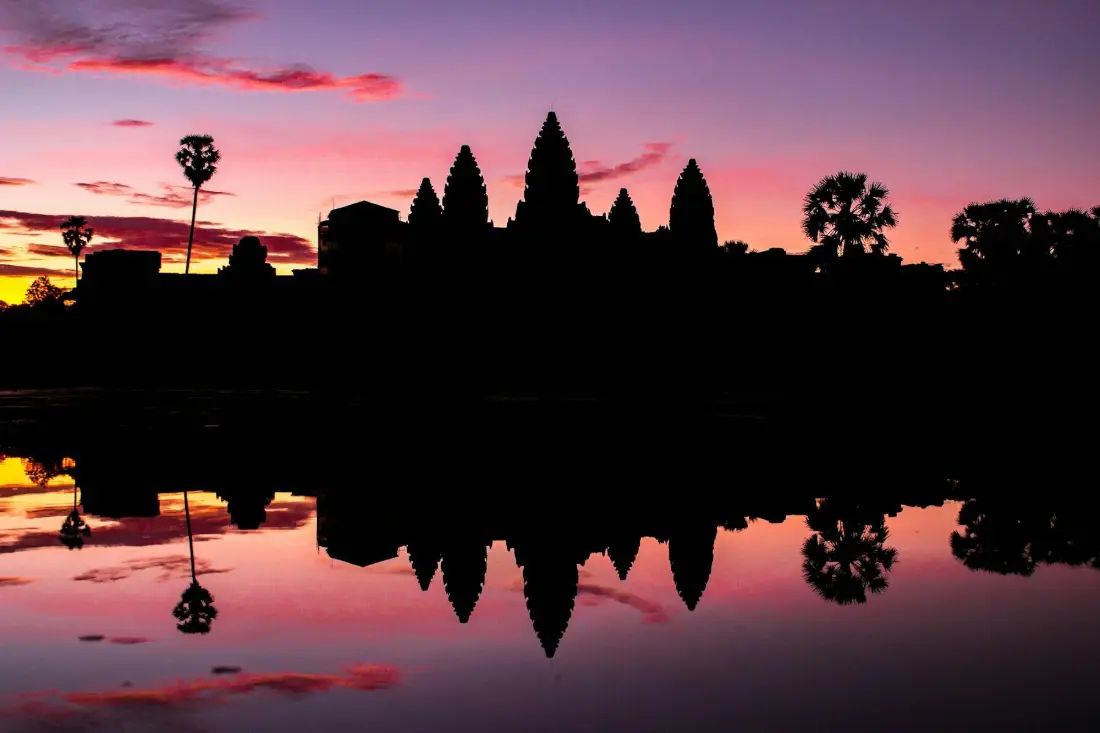 Sunrise at Angkor, riverside Phnom Penh and quiet island beaches.