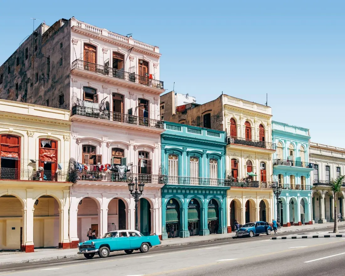 Classic cars, colonial streets and Caribbean rhythm.